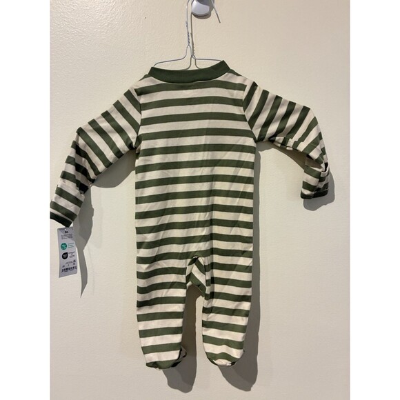 NWT Carter's Just One You Green "Little Brother" Sleeper - 3M - Picture 2 of 3
